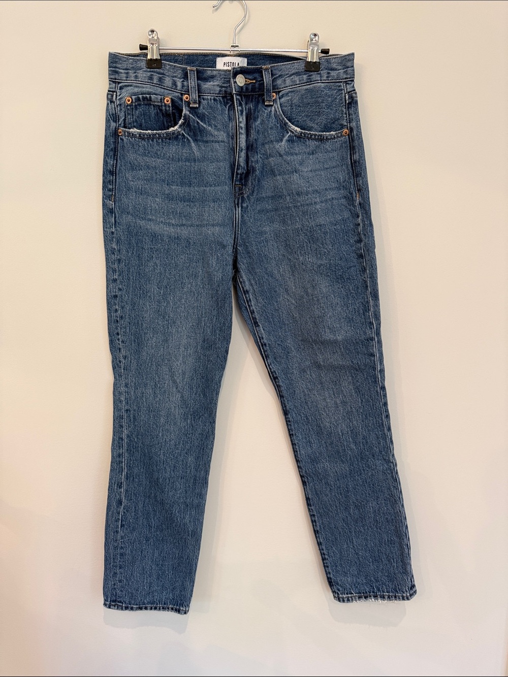 Pistola Women’s High Rise Stright Leg Jeans
